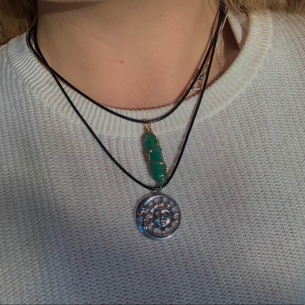 Green Crystal Necklace